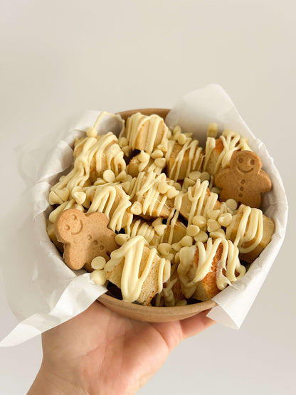 Brownie and Blondie Bites Tub ONE TUB -  Local Christmas Delivery Only 23rd Dec